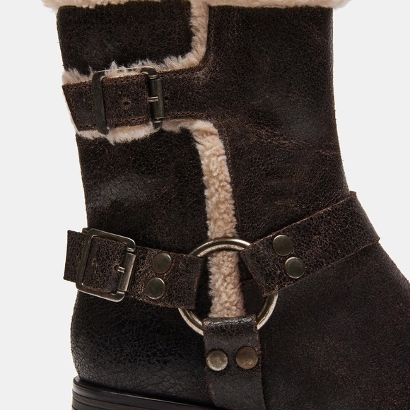 COPY - Steve Madden Brixton Fur Boots- NEW IN BOX size 8.5 - Picture 2 of 7